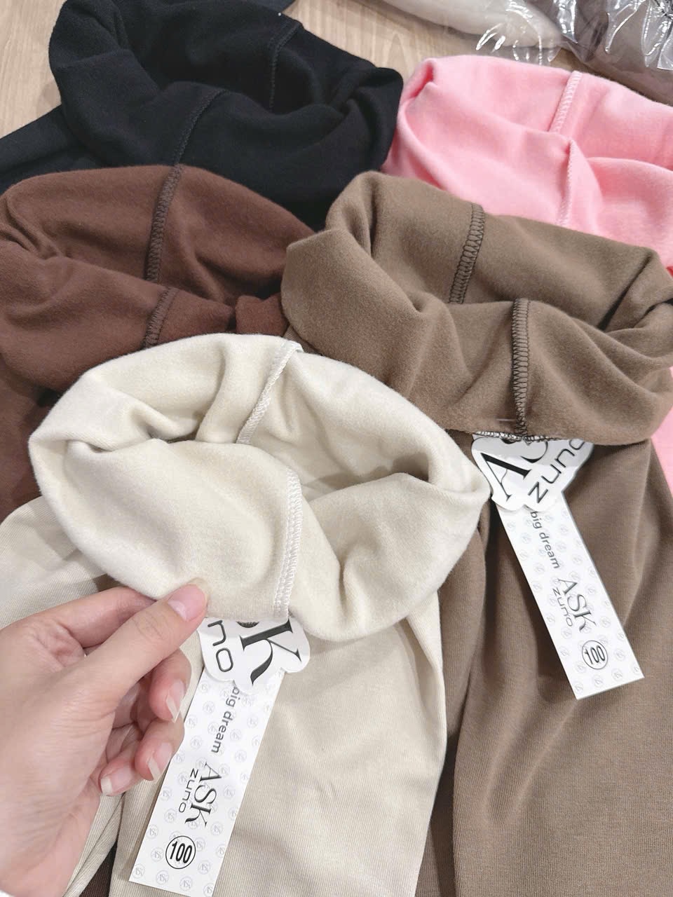 QB351 - SET 3 QUẦN BÉ ZIP LÔNG 1 MẶT ĐẸP