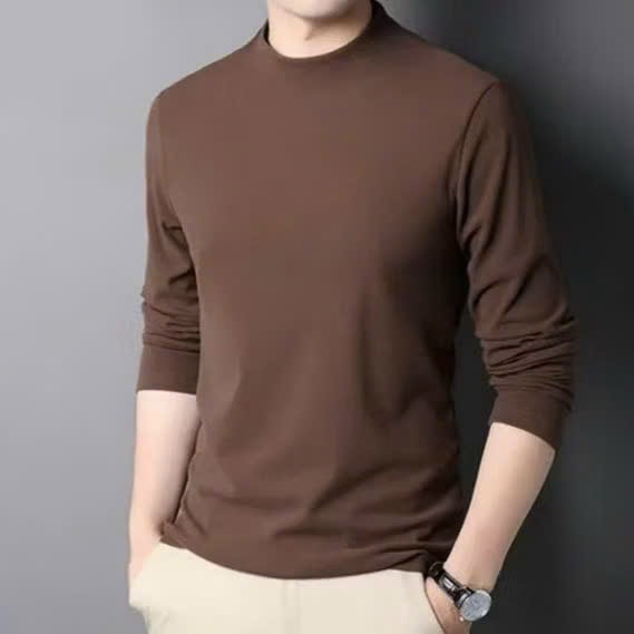 ANA151 - ÁO NAM ZIP LÔNG DÀI TAY CỔ TRÒN