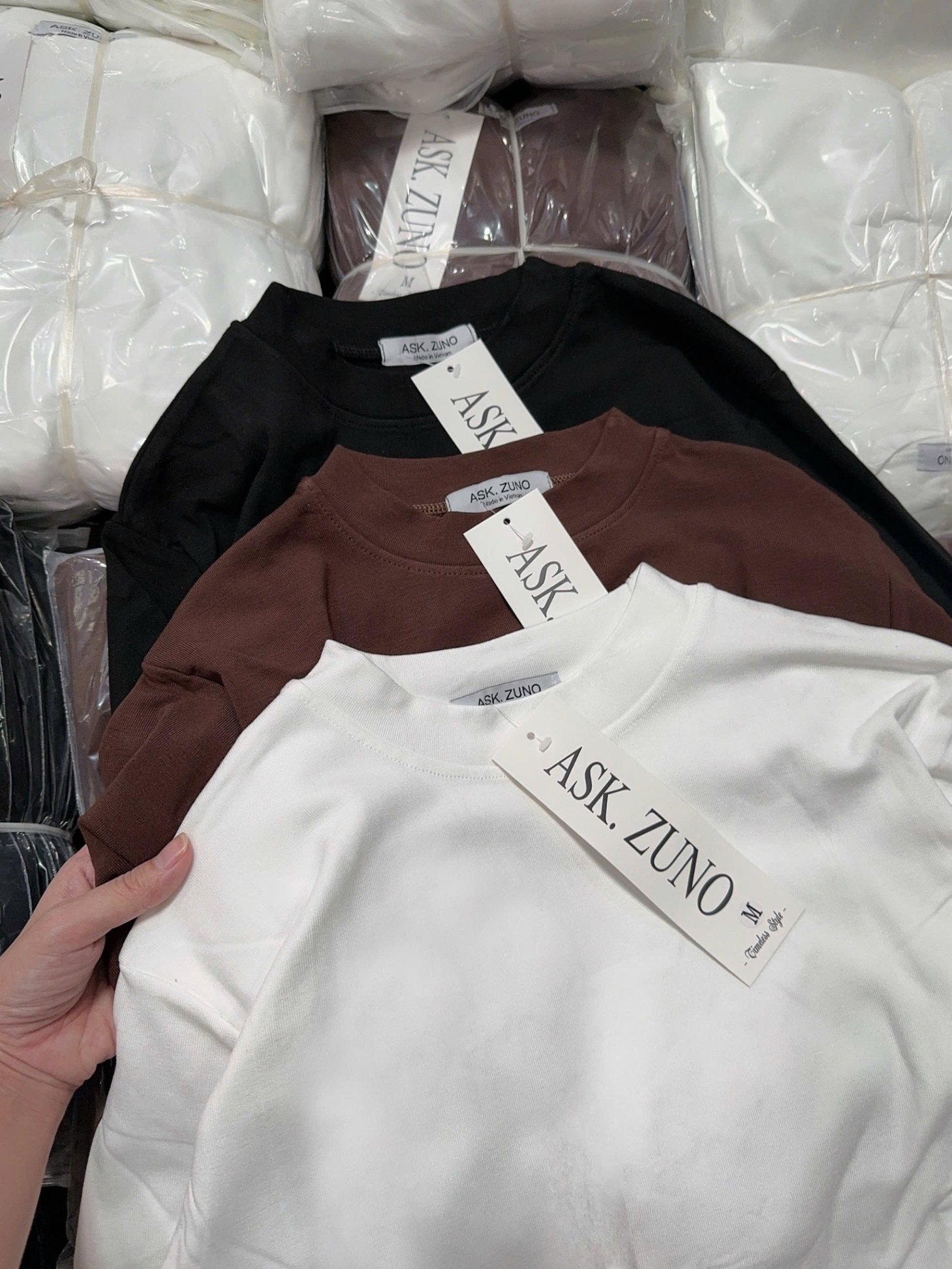 ANA151 - ÁO NAM ZIP LÔNG DÀI TAY CỔ TRÒN
