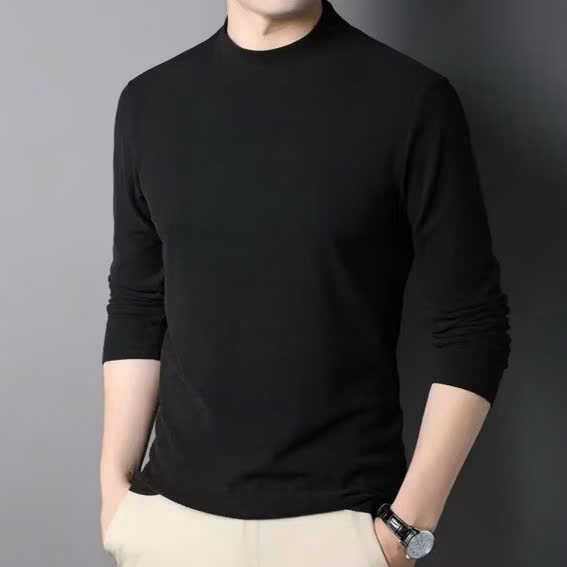 ANA151 - ÁO NAM ZIP LÔNG DÀI TAY CỔ TRÒN