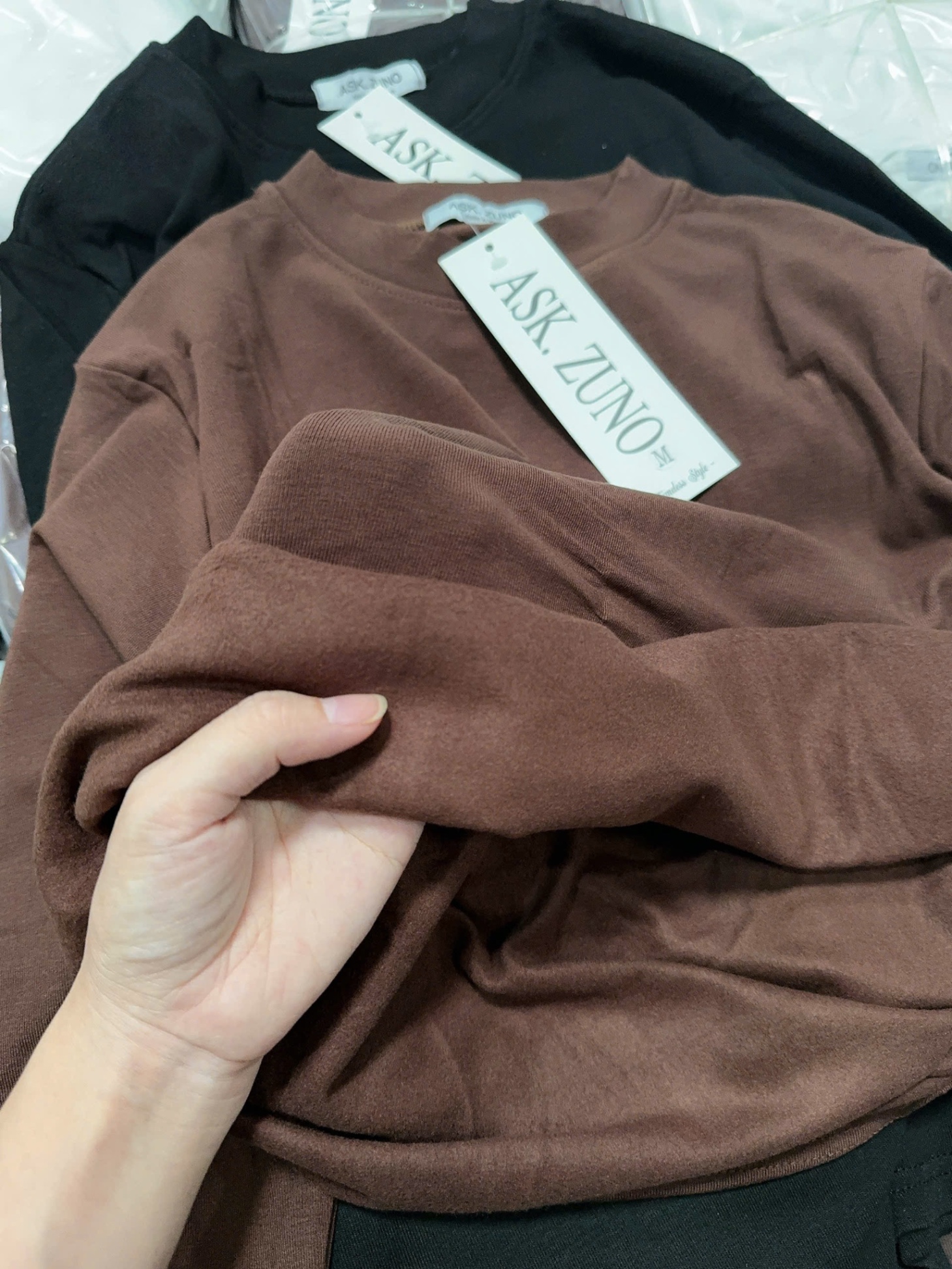 ANA151 - ÁO NAM ZIP LÔNG DÀI TAY CỔ TRÒN