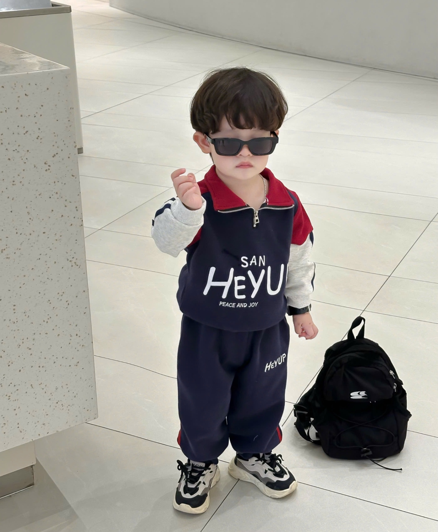 T037 - SET BÉ TRAI POLO CỔ KHOÁ HAIDA XỊN HEYUP
