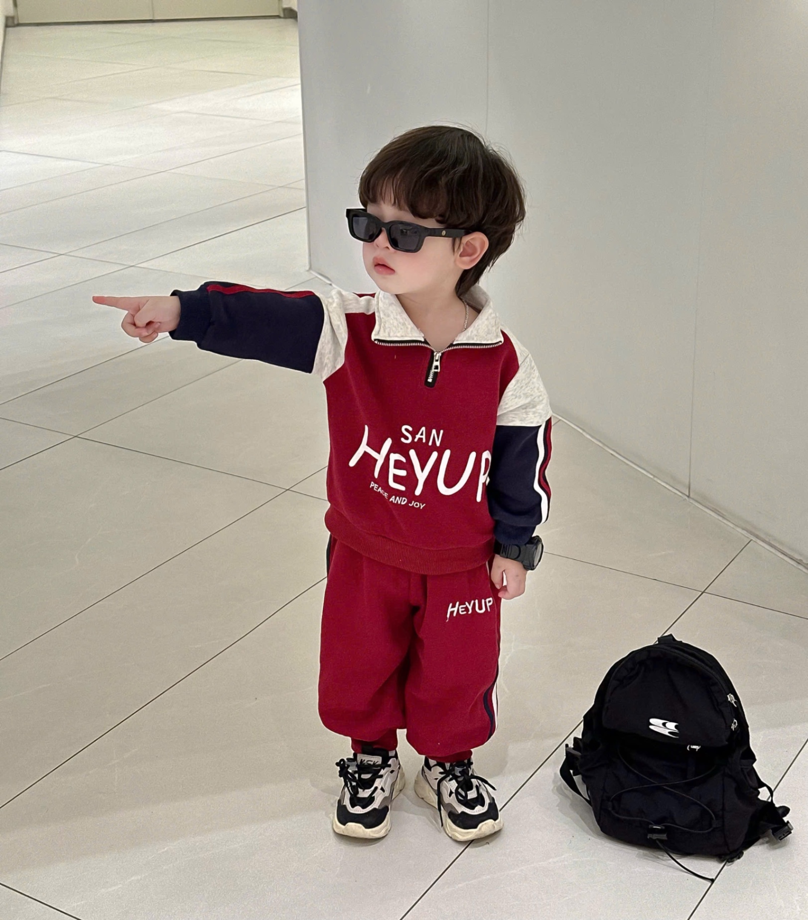 T037 - SET BÉ TRAI POLO CỔ KHOÁ HAIDA XỊN HEYUP