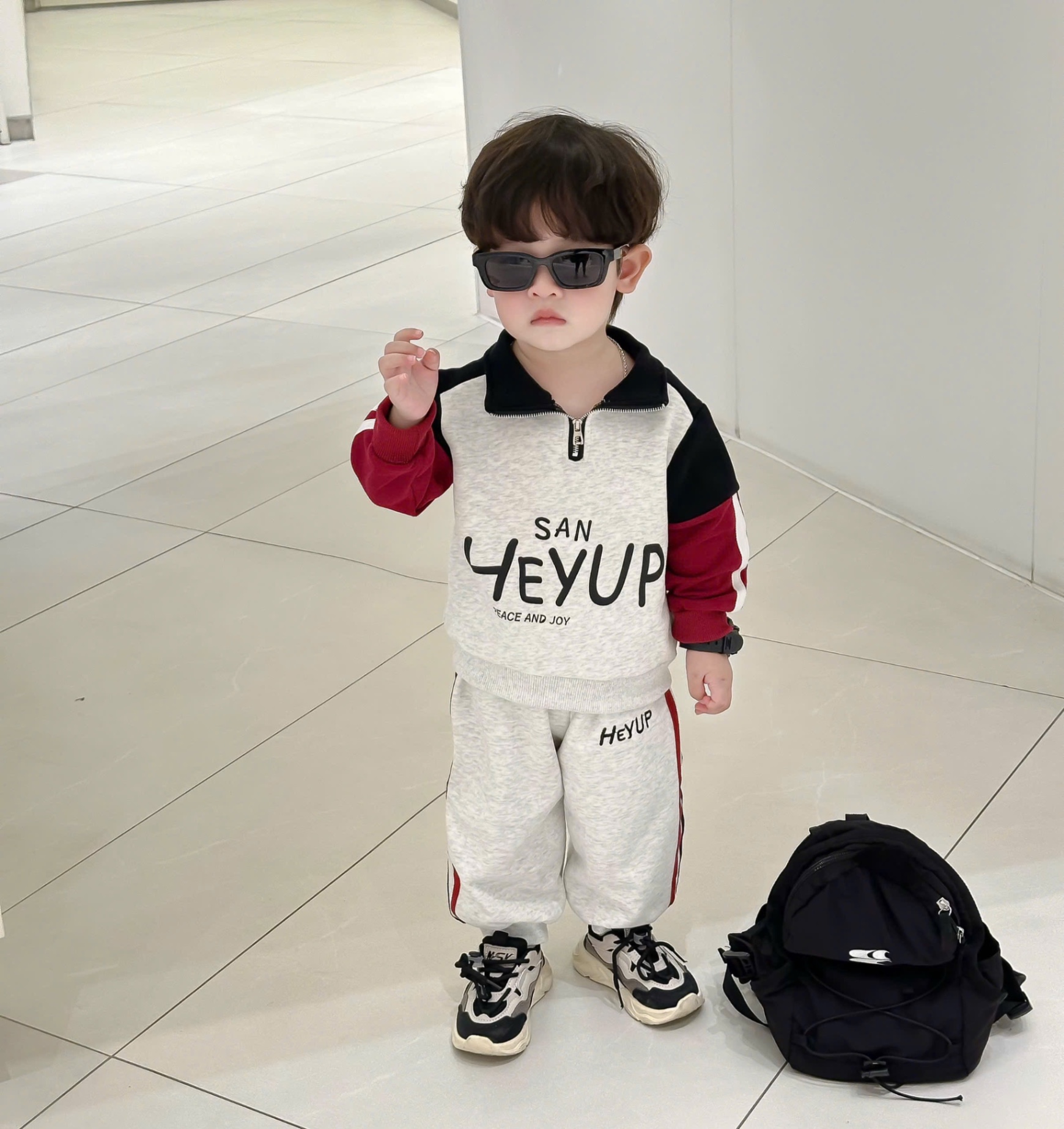 T037 - SET BÉ TRAI POLO CỔ KHOÁ HAIDA XỊN HEYUP