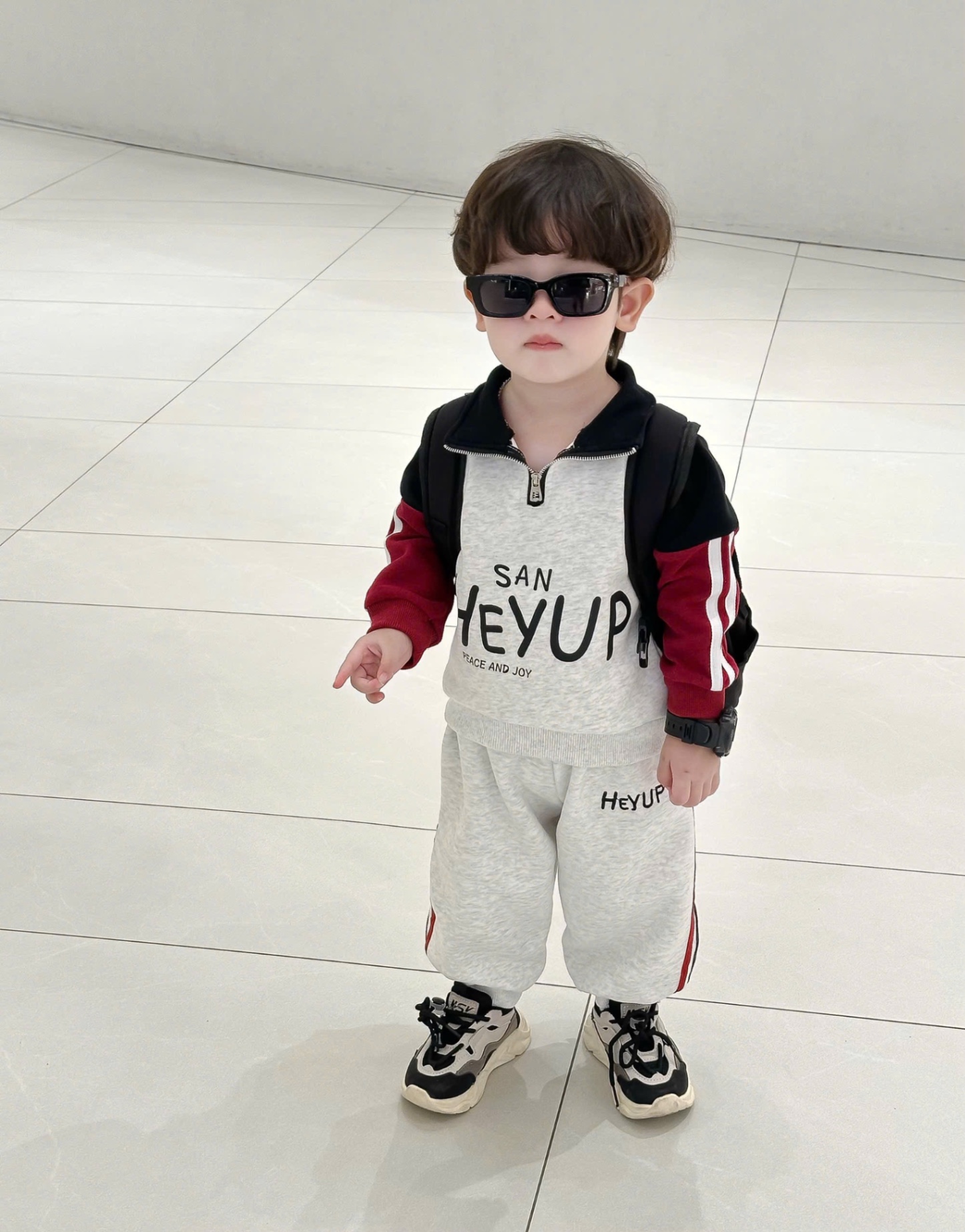 T037 - SET BÉ TRAI POLO CỔ KHOÁ HAIDA XỊN HEYUP