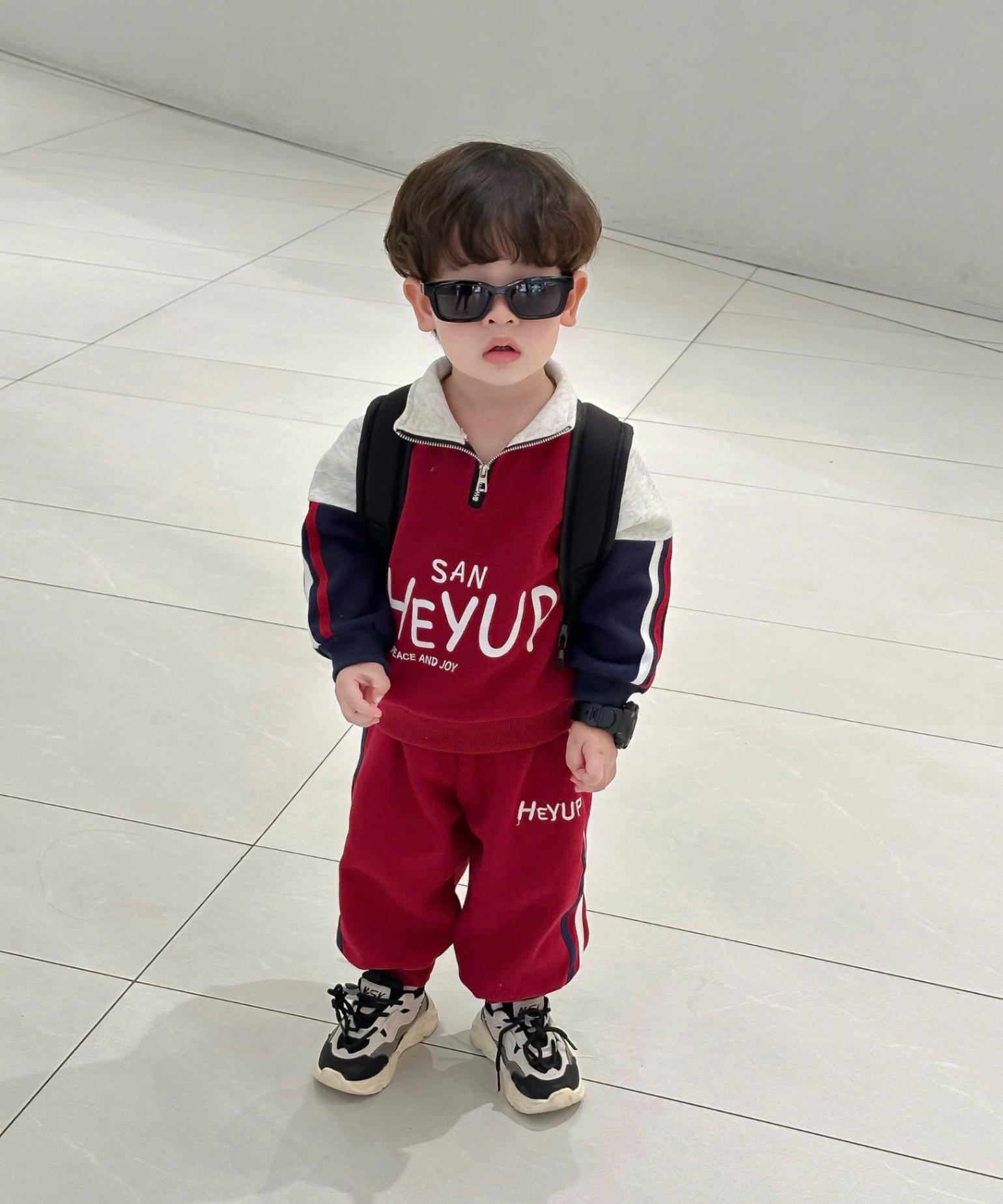 T037 - SET BÉ TRAI POLO CỔ KHOÁ HAIDA XỊN HEYUP