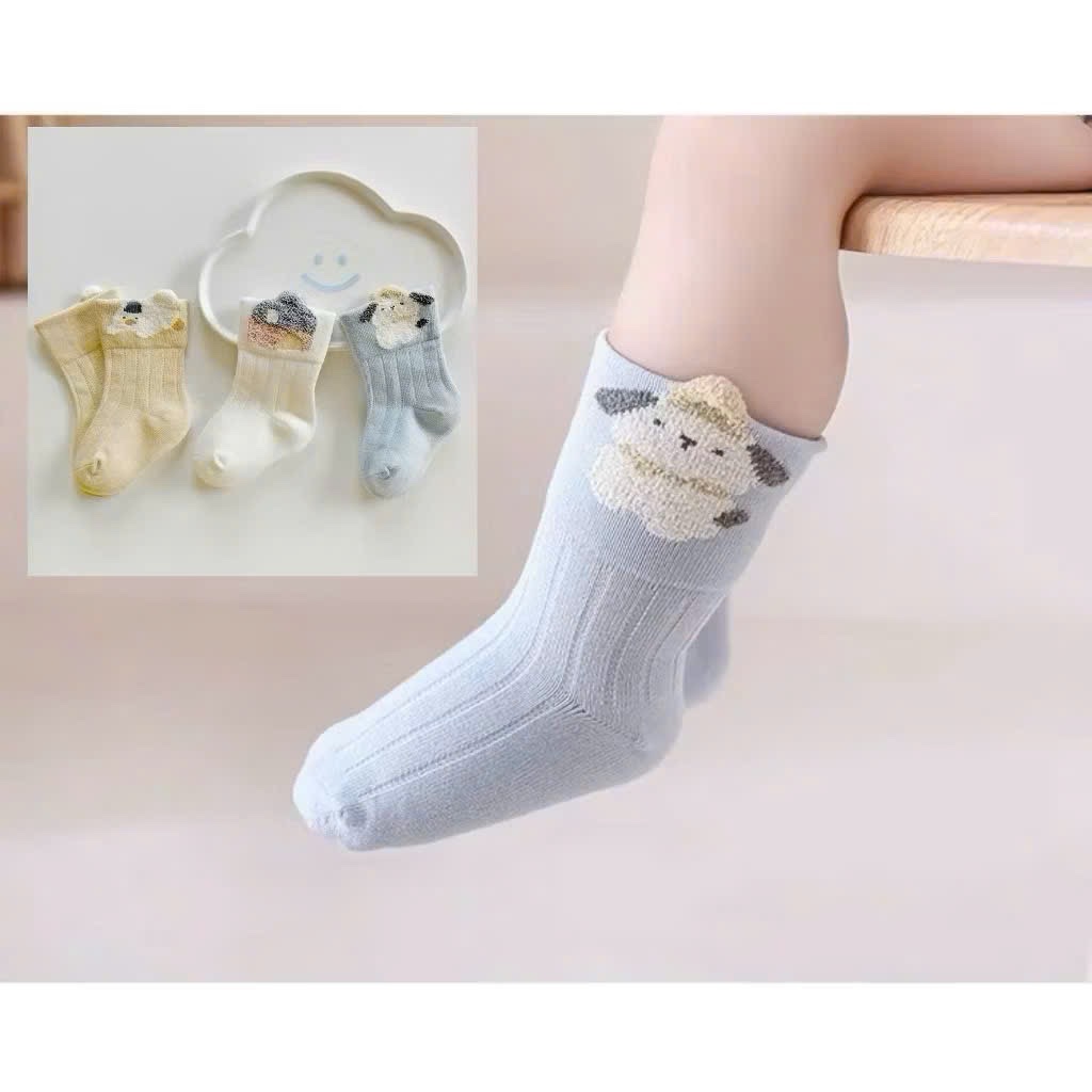 PK256 - SET 10 ĐÔI TẤT SƠ SINH CHỐNG TRƯỢT HÌNH THÚ
