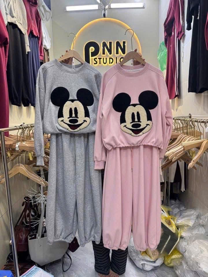 S233 - BỘ NỮ HAIDA THÊU MICKEY XÙ