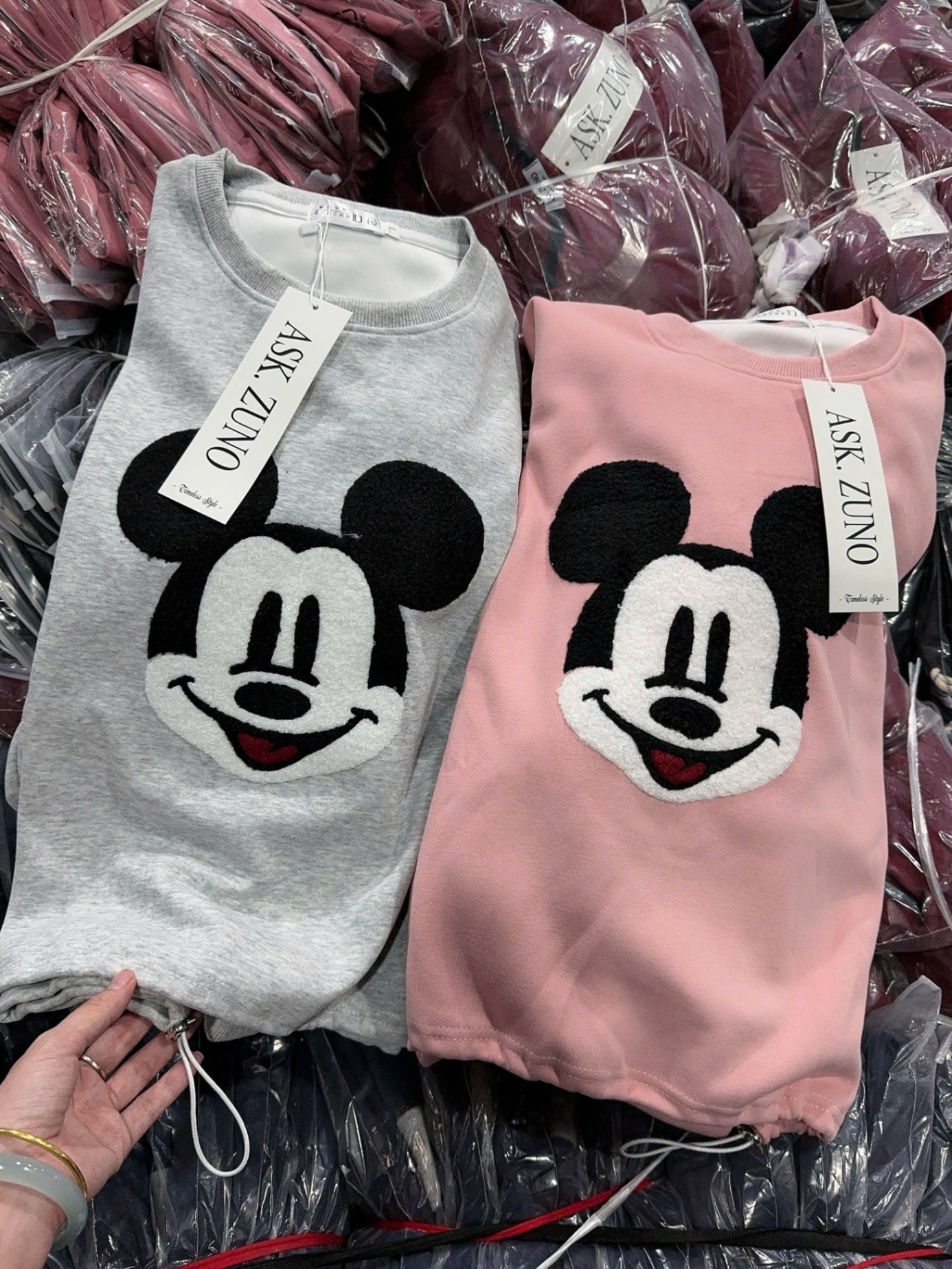 S233 - BỘ NỮ HAIDA THÊU MICKEY XÙ