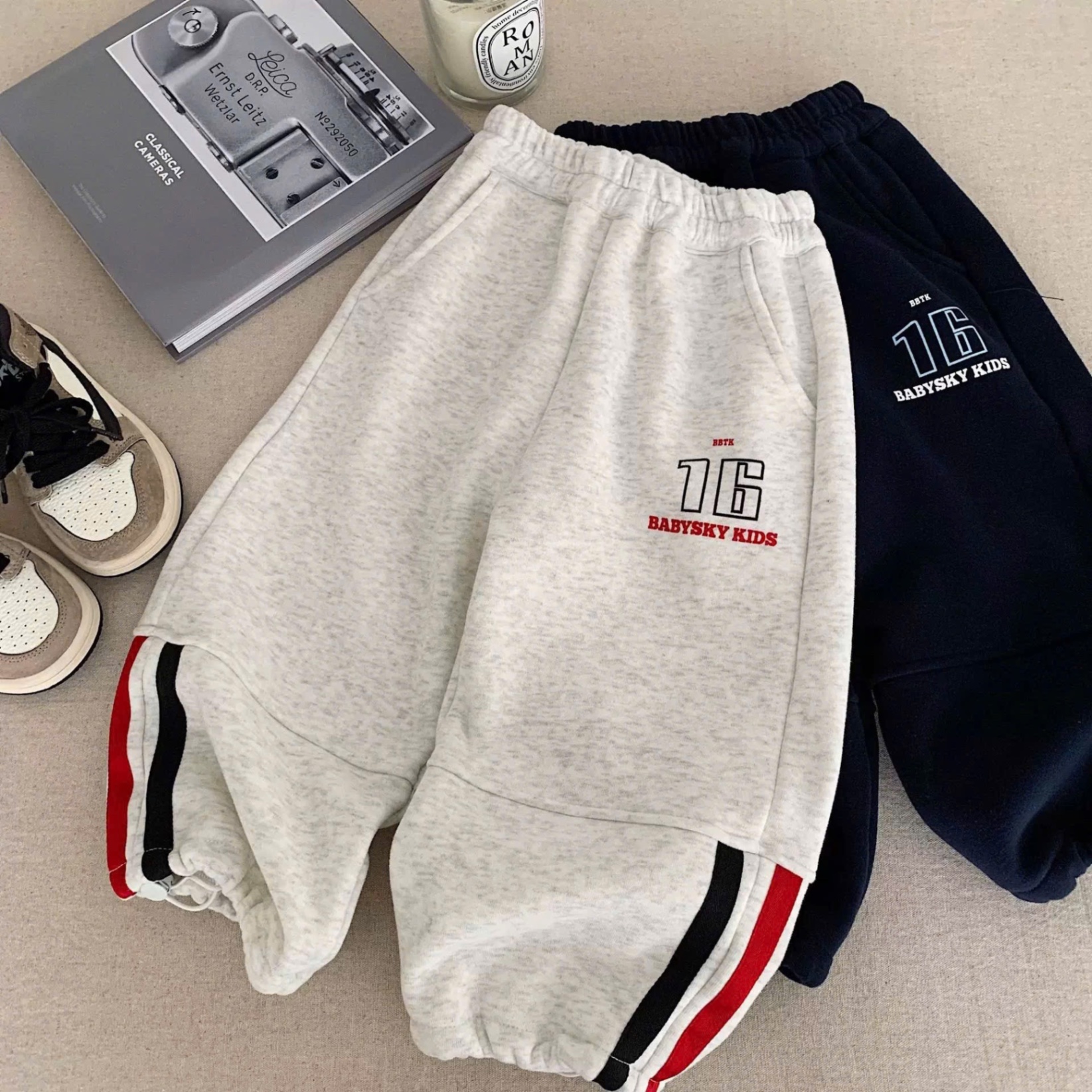 T049 - BỘ NỈ BÉ TRAI HAIDA CỔ KHOÁ 16 BABYSKY