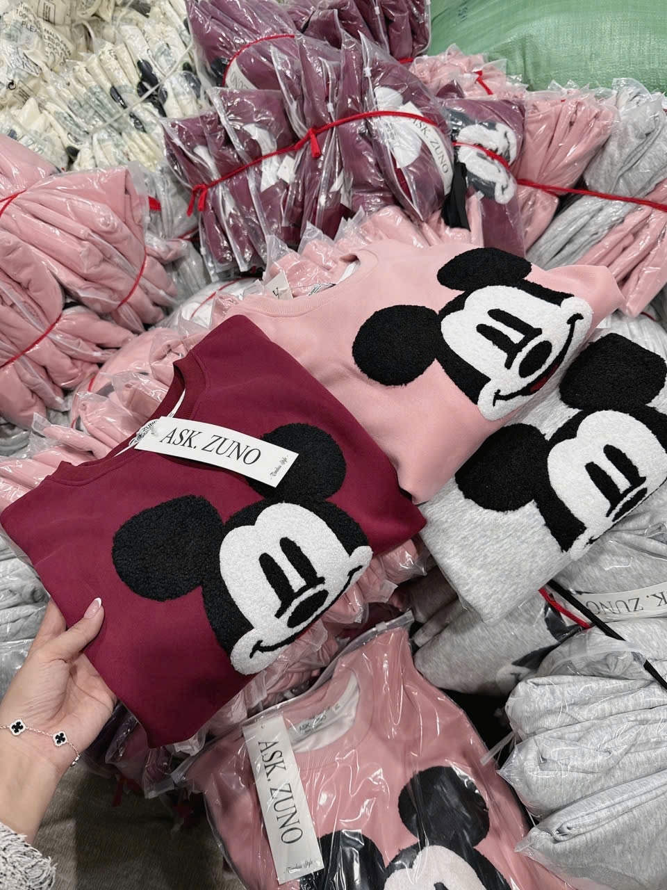 S233 - BỘ NỮ HAIDA THÊU MICKEY XÙ