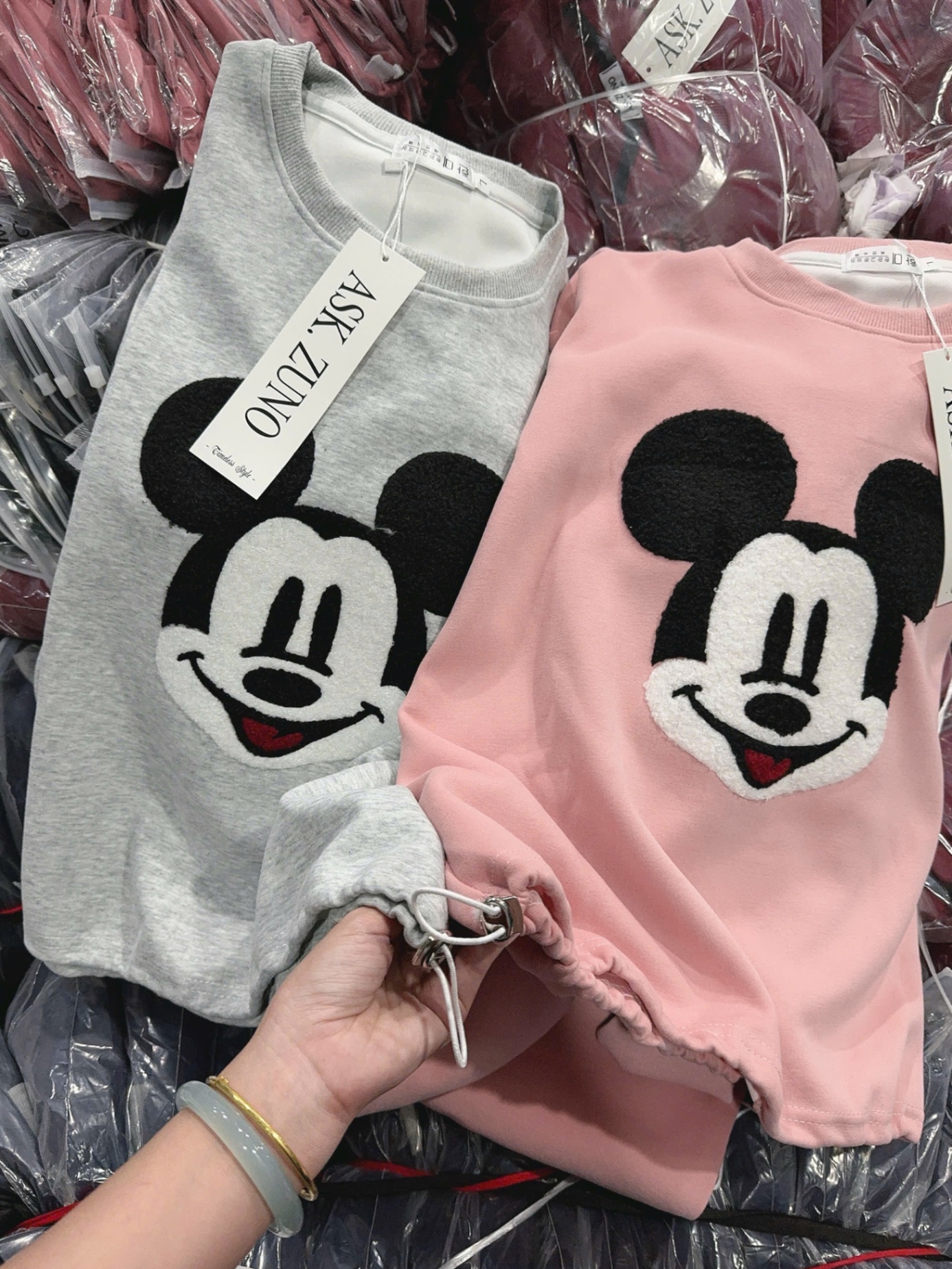 S233 - BỘ NỮ HAIDA THÊU MICKEY XÙ