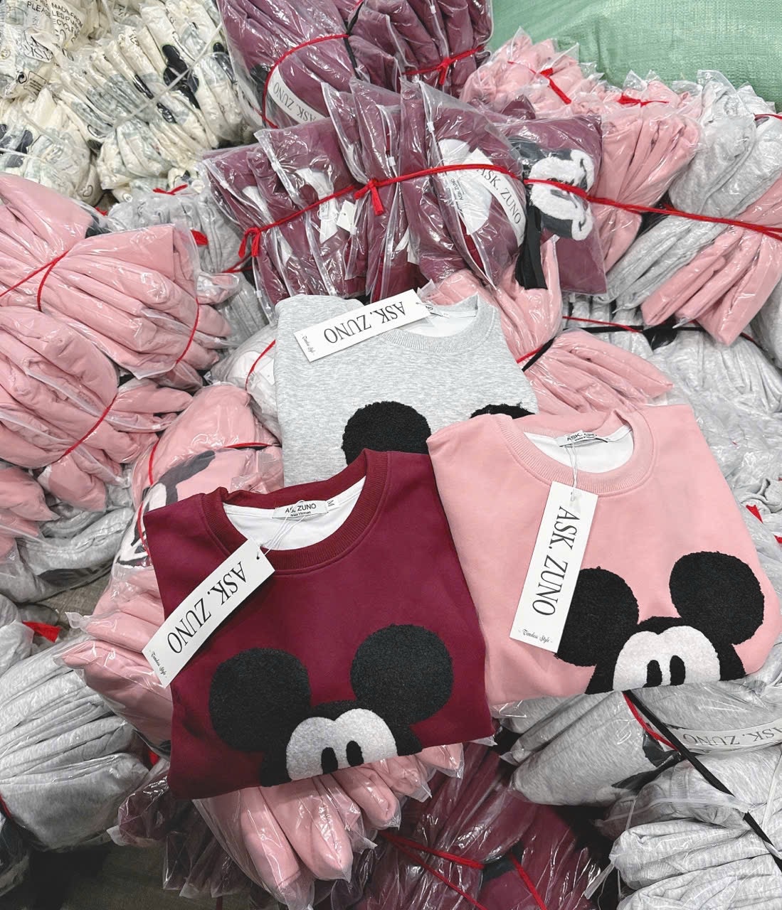 S233 - BỘ NỮ HAIDA THÊU MICKEY XÙ