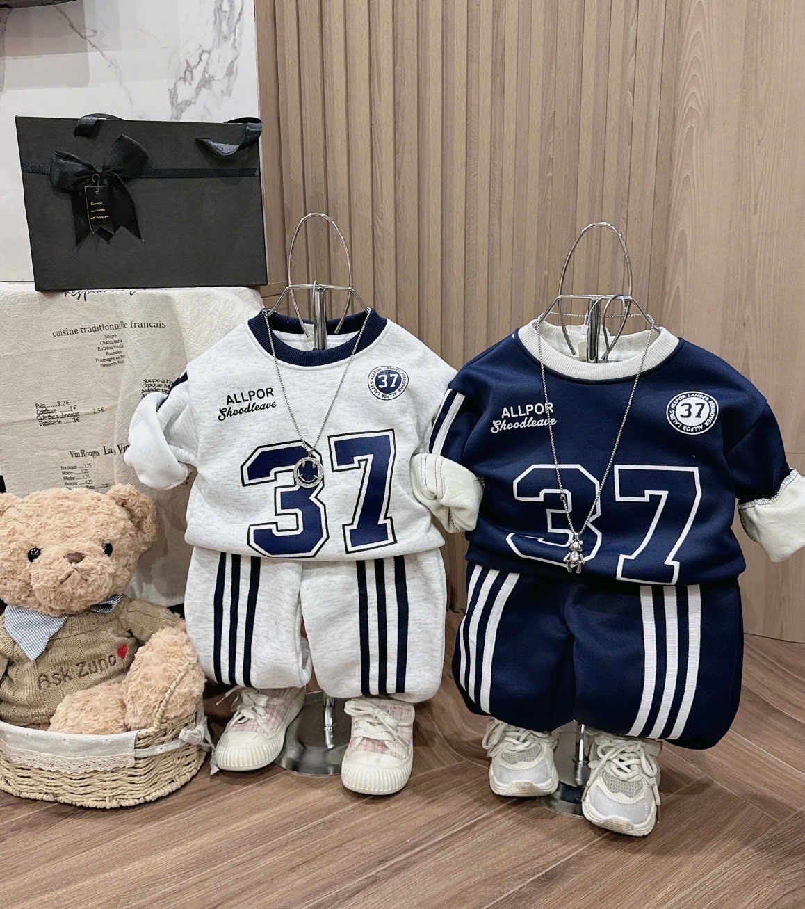 T059 - BỘ NỈ BÉ TRAI HAIDA LÓT NHUNG 37