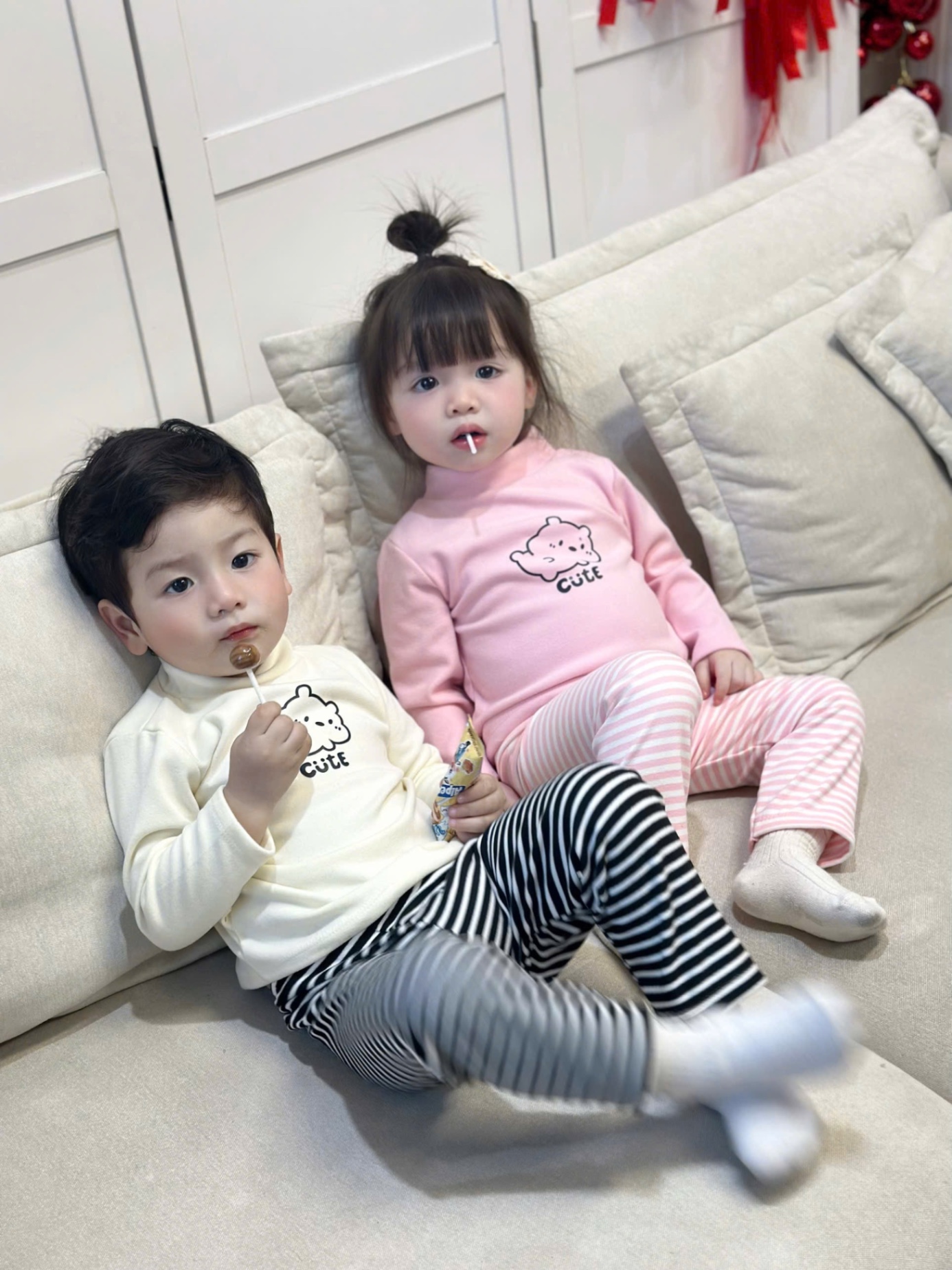 T056 - SET 2 BỘ ZIP LÔNG BÉ CHÓ CUTE BÉ TRAI GÁI