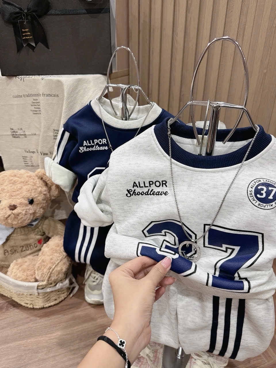 T059 - BỘ NỈ BÉ TRAI HAIDA LÓT NHUNG 37