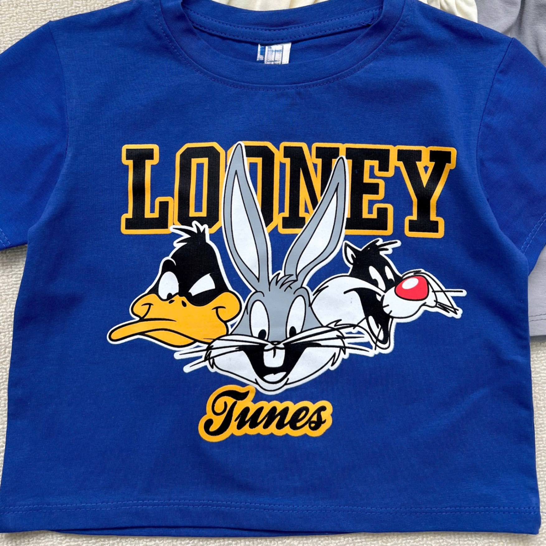 T084 - SET 2 BỘ ĐÙI BÉ TRAI THỎ LOONEY Tunes xanh trắng