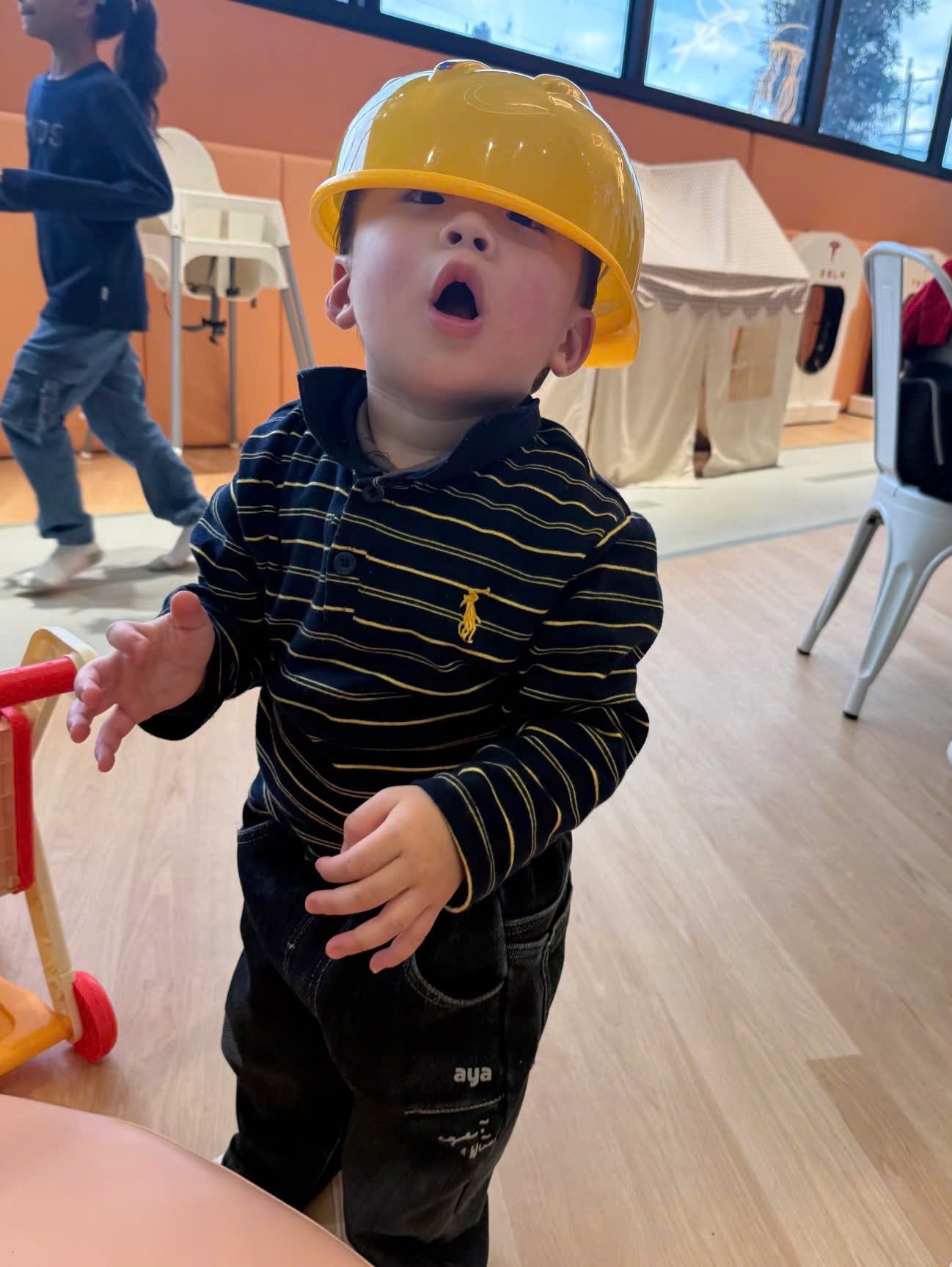 AB849 - SET 2 ÁO POLO BÉ TRAI KẺ NGANG KỊ SĨ than đỏ