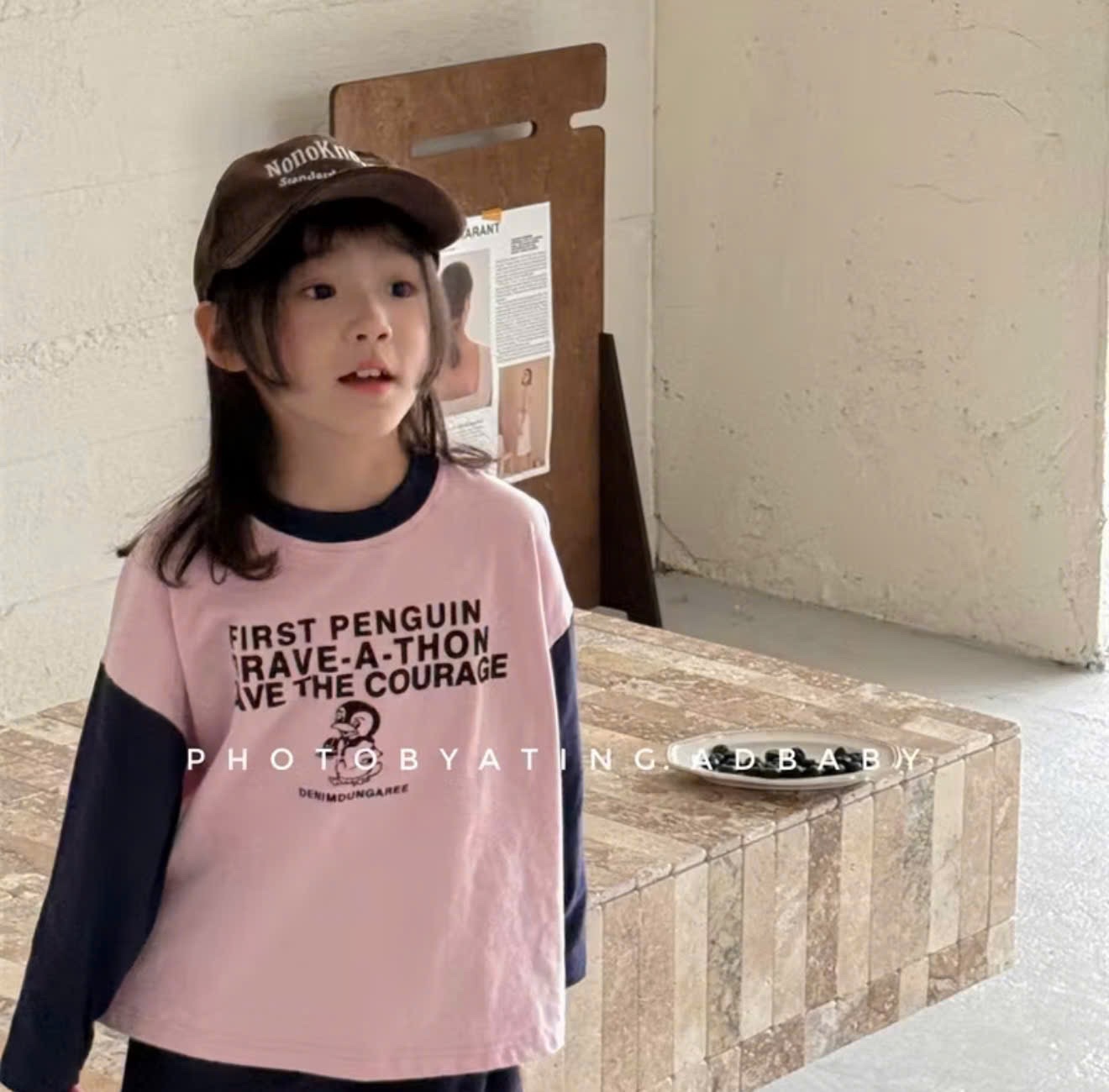 AB850 - SET 3 ÁO BÉ GÁI THUN PHỐI TAY WORRY
