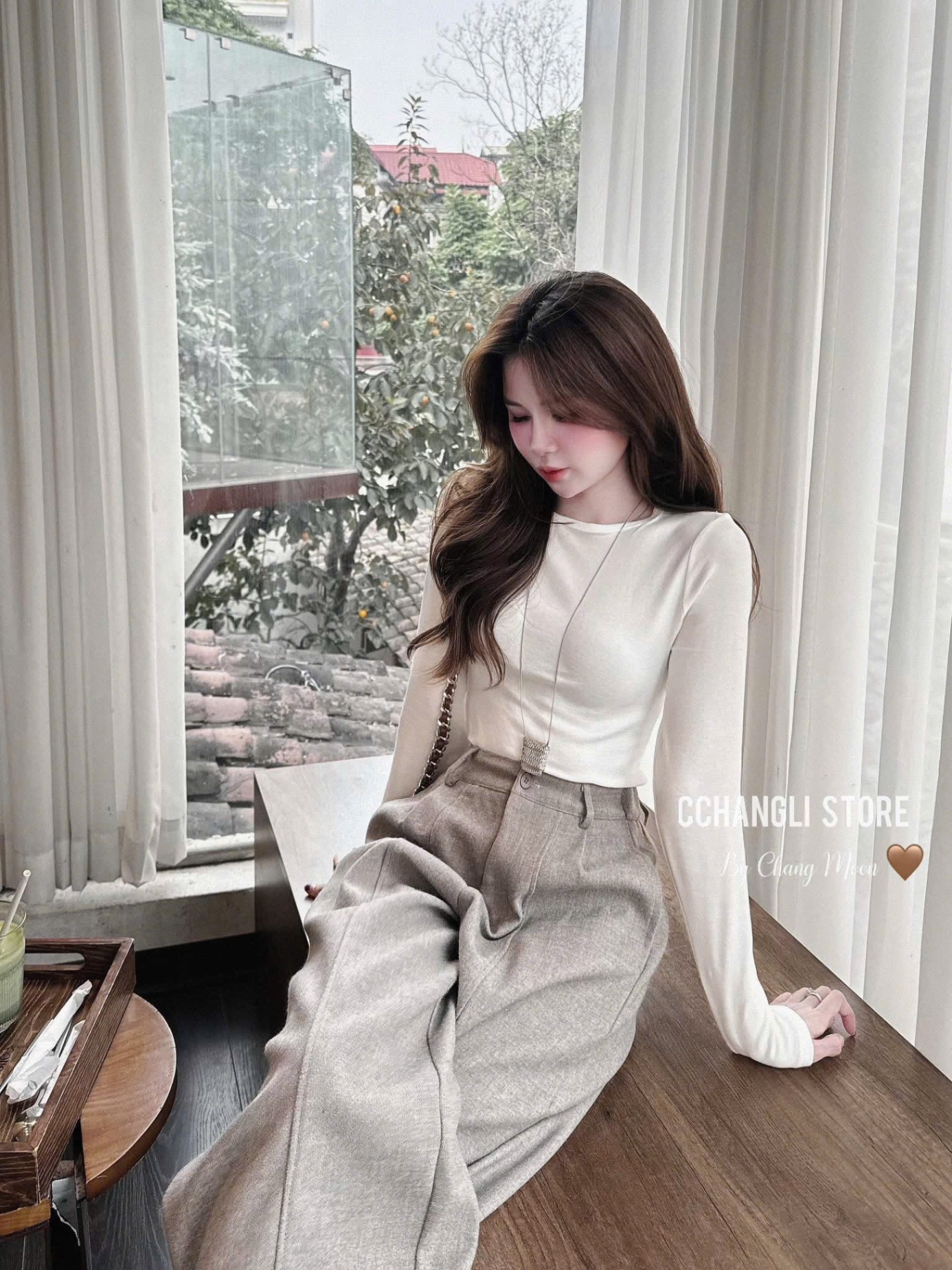 QNU656 - QUẦN BAGGY SUÔNG VẢI TIÊU CHUN SAU