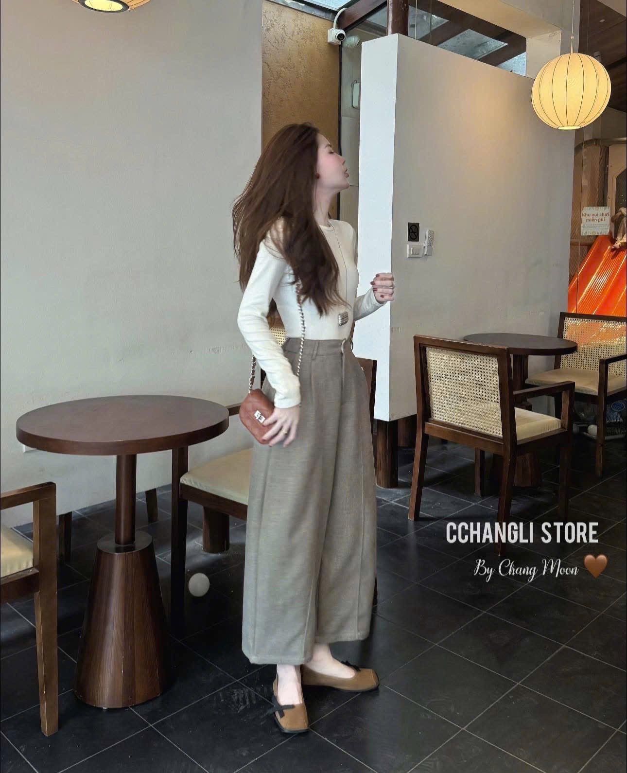 QNU656 - QUẦN BAGGY SUÔNG VẢI TIÊU CHUN SAU