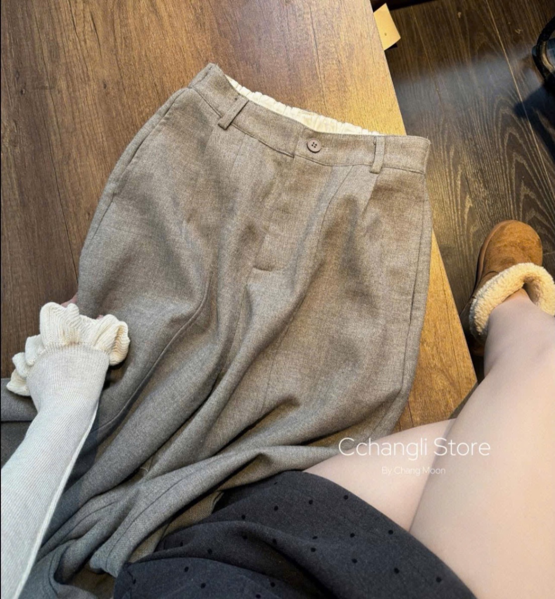 QNU656 - QUẦN BAGGY SUÔNG VẢI TIÊU CHUN SAU