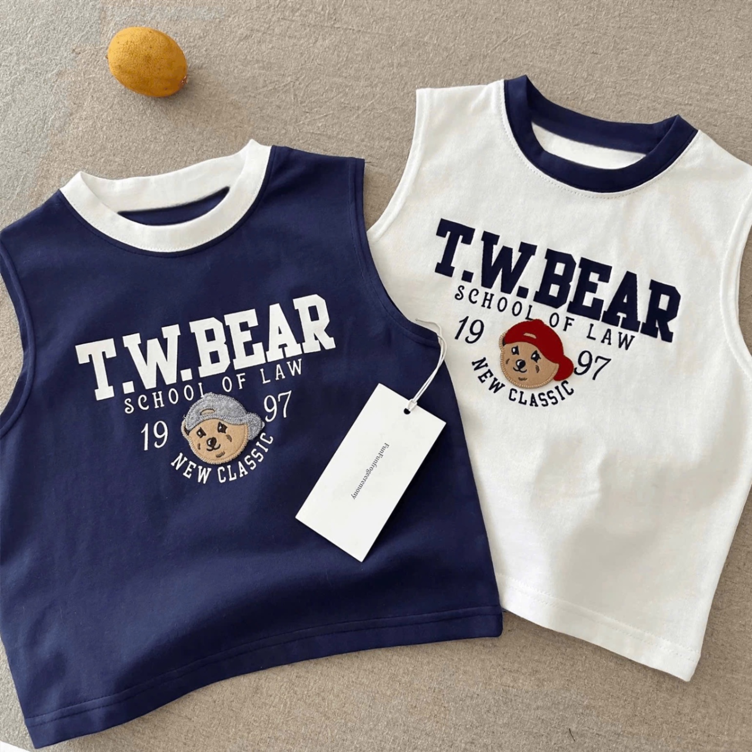AB869 - SET 3 ÁO BÉ TRAI BA LỖ GẤU TWBEAR