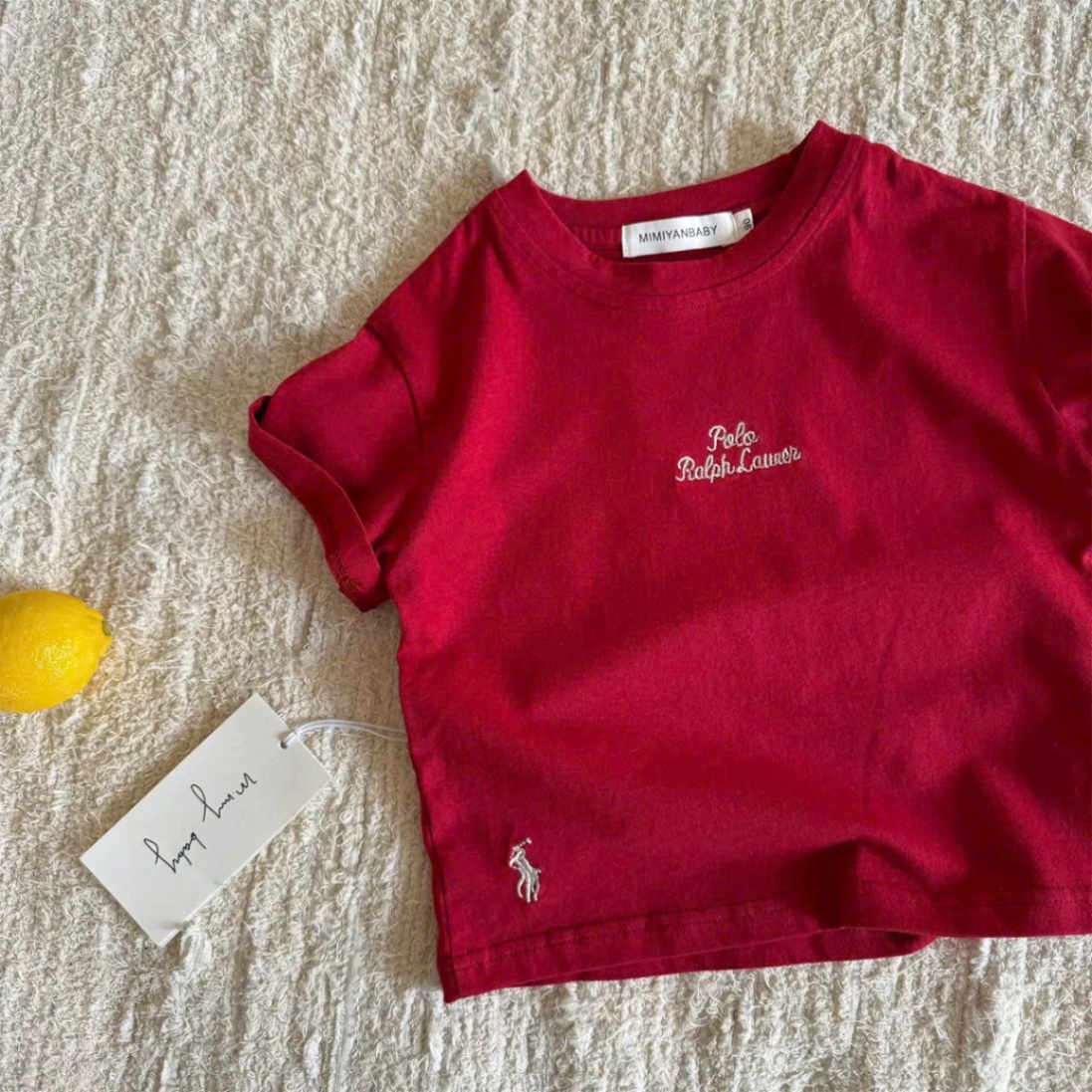 AB875 - SET 4 ÁO BÉ TRAI CỘC THÊU polo than đỏ xám trắng