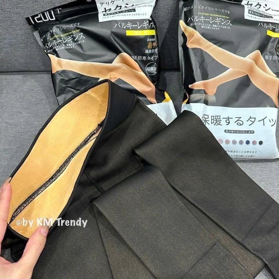 PK267 - QUẦN TẤT 3D LÓT LÔNG 1 LỚP TÚI NHẬT
