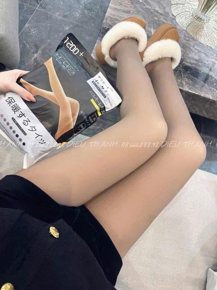 PK267 - QUẦN TẤT 3D LÓT LÔNG 1 LỚP TÚI NHẬT