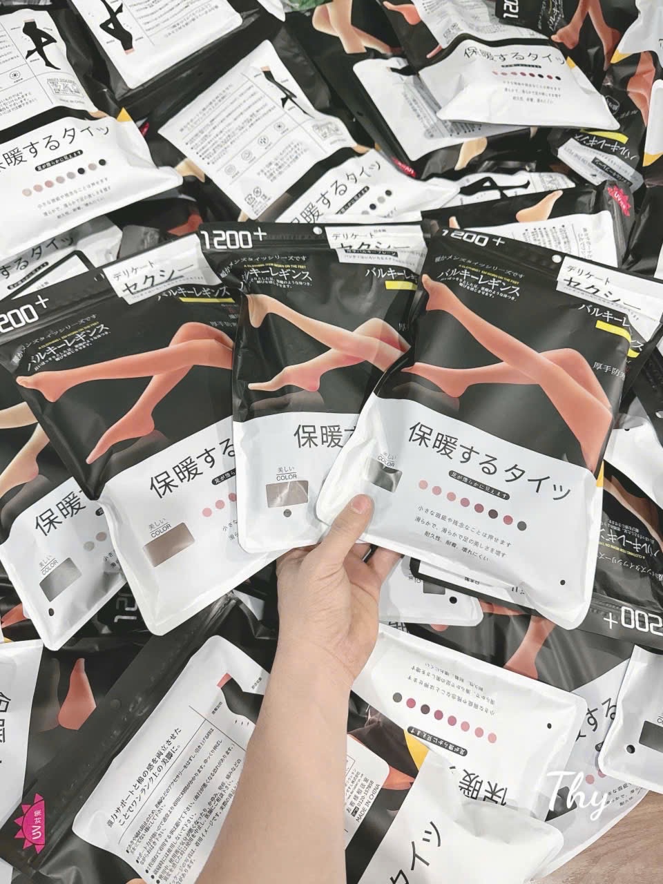 PK267 - QUẦN TẤT 3D LÓT LÔNG 1 LỚP TÚI NHẬT