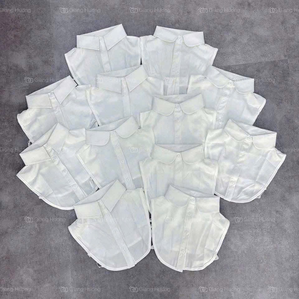 AB885 - SET 2 CỔ SƠ MI TRẮNG CHO BÉ