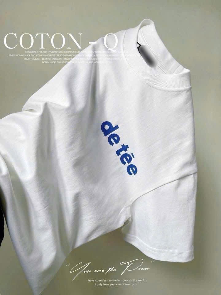 ANU362 - ÁO PHÔNG NỮ TRẮNG made with de tee
