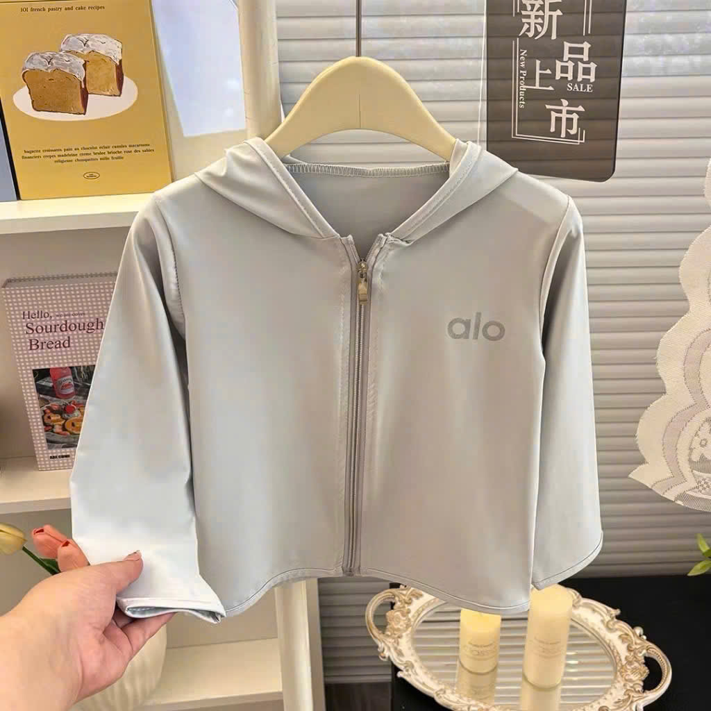 AB920 - ÁO CHỐNG NẮNG BÉ TRAI GÁI MŨ LIỀN alo