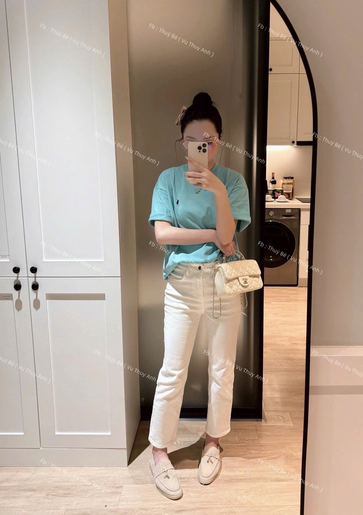 ANU366 - ÁO PHÔNG NỮ XANH NGỌC THÊU KỊ SĨ
