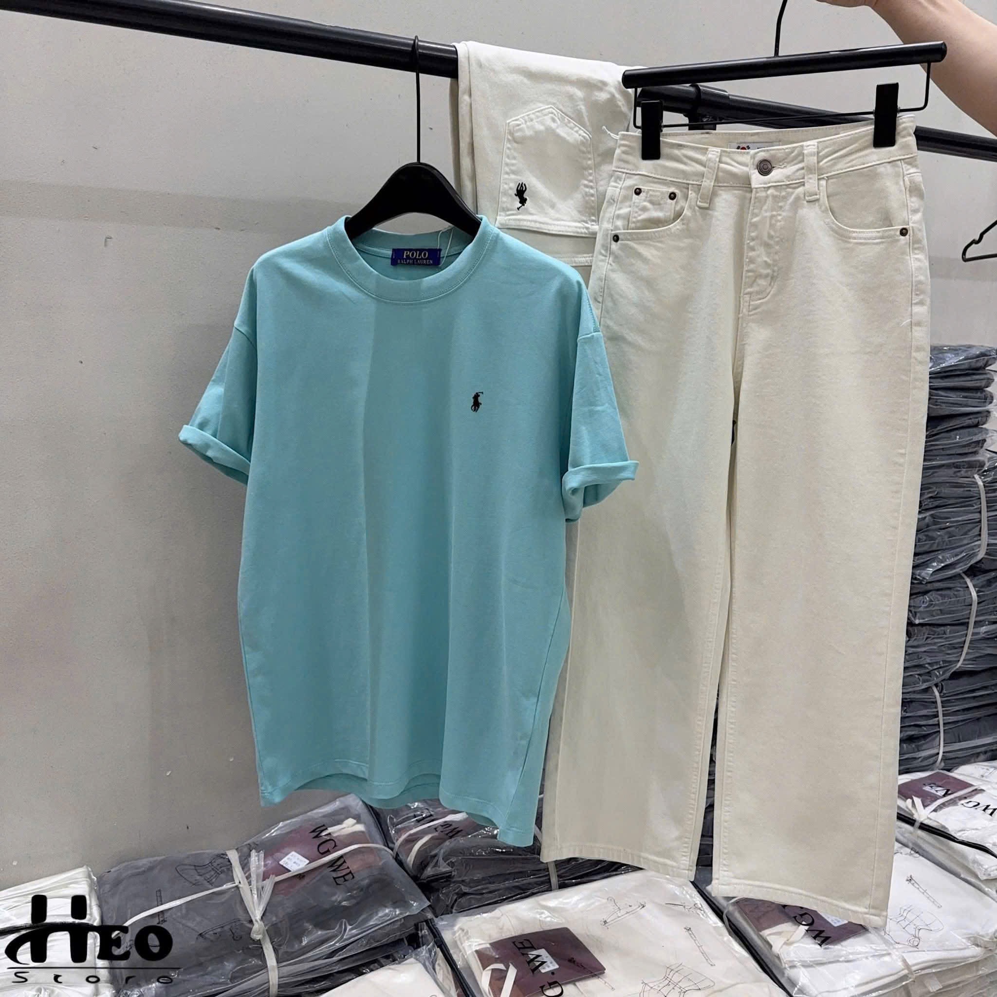 ANU366 - ÁO PHÔNG NỮ XANH NGỌC THÊU KỊ SĨ