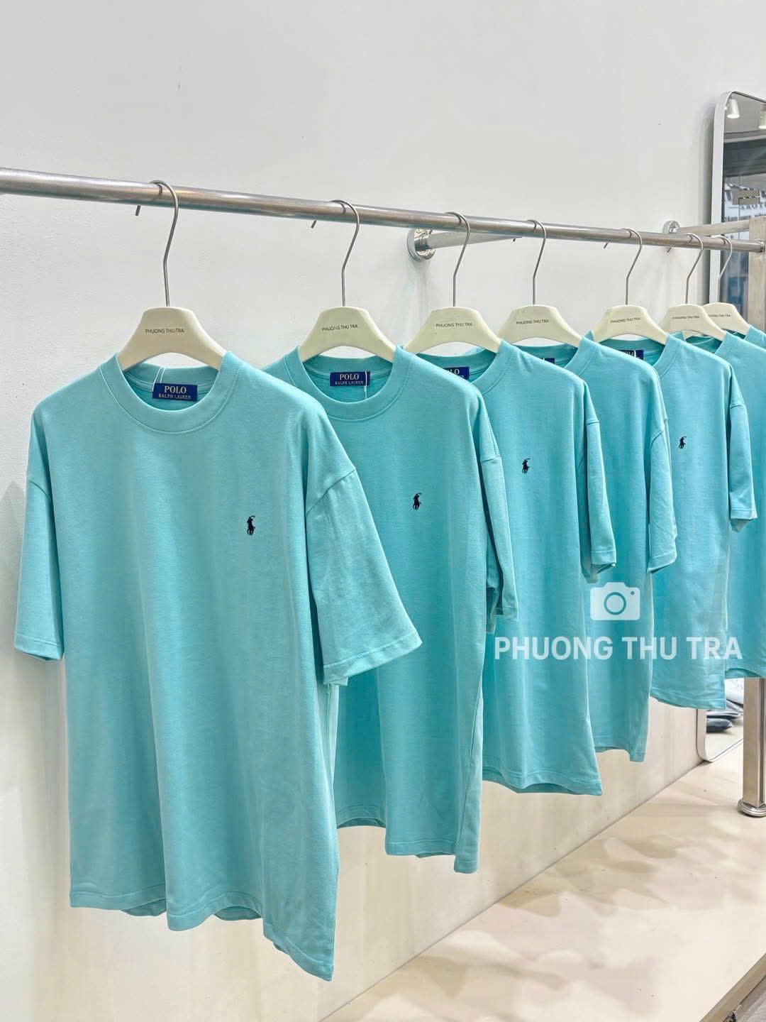 ANU366 - ÁO PHÔNG NỮ XANH NGỌC THÊU KỊ SĨ