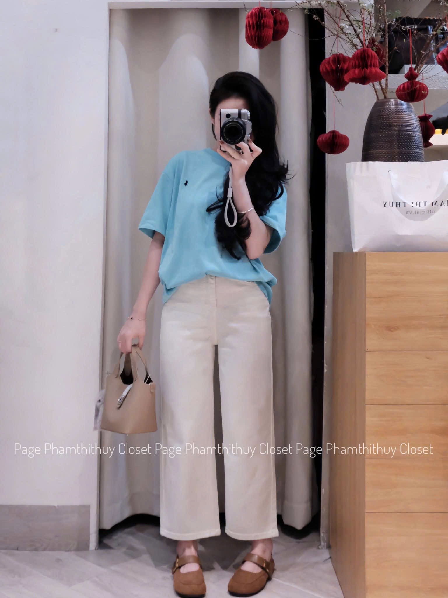 ANU366 - ÁO PHÔNG NỮ XANH NGỌC THÊU KỊ SĨ