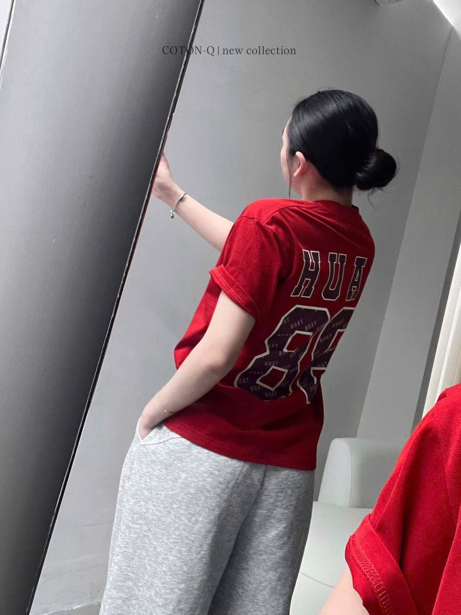 ANU370 - ÁO PHÔNG NỮ ĐỎ STRUKE RICH