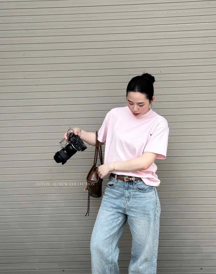 ANU386 - ÁO PHÔNG NỮ HỒNG Hello Kitty