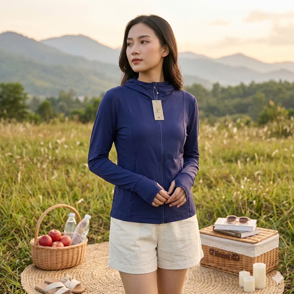 ANU389 - ÁO CHỐNG NẮNG 2 LỚP XUẤT DƯ THUN MỀM XỊN
