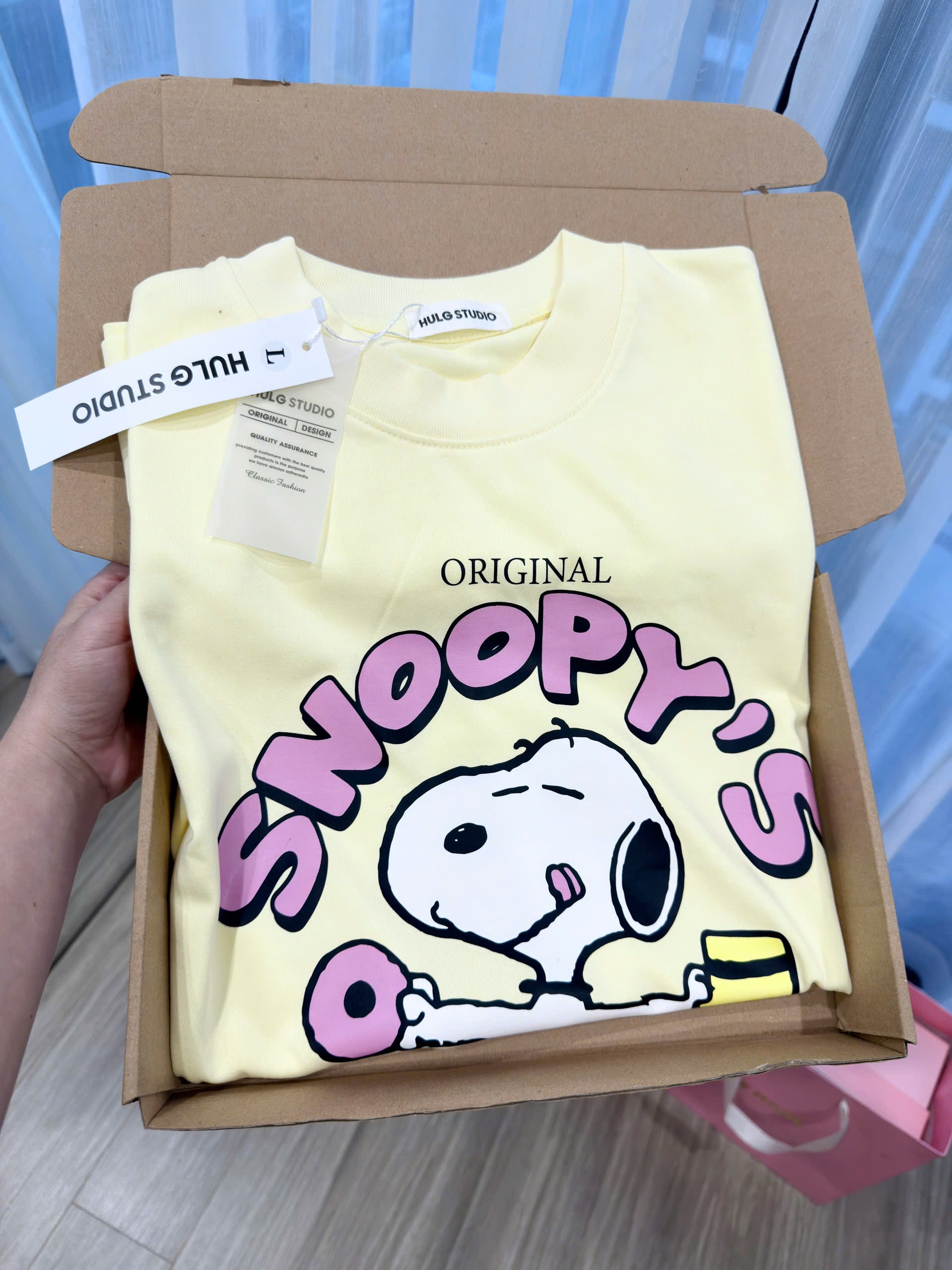 ANU393 - ÁO PHÔNG NỮ CHÓ SNOOPY