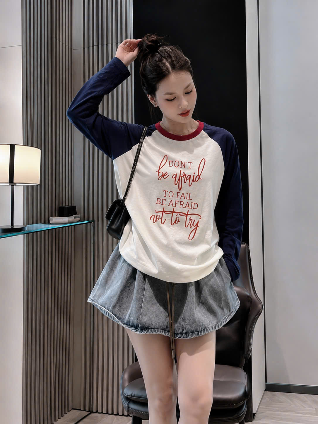 ANU435 - ÁO THUN NỮ GIẤY TRẮNG TAY THAN DONT BE