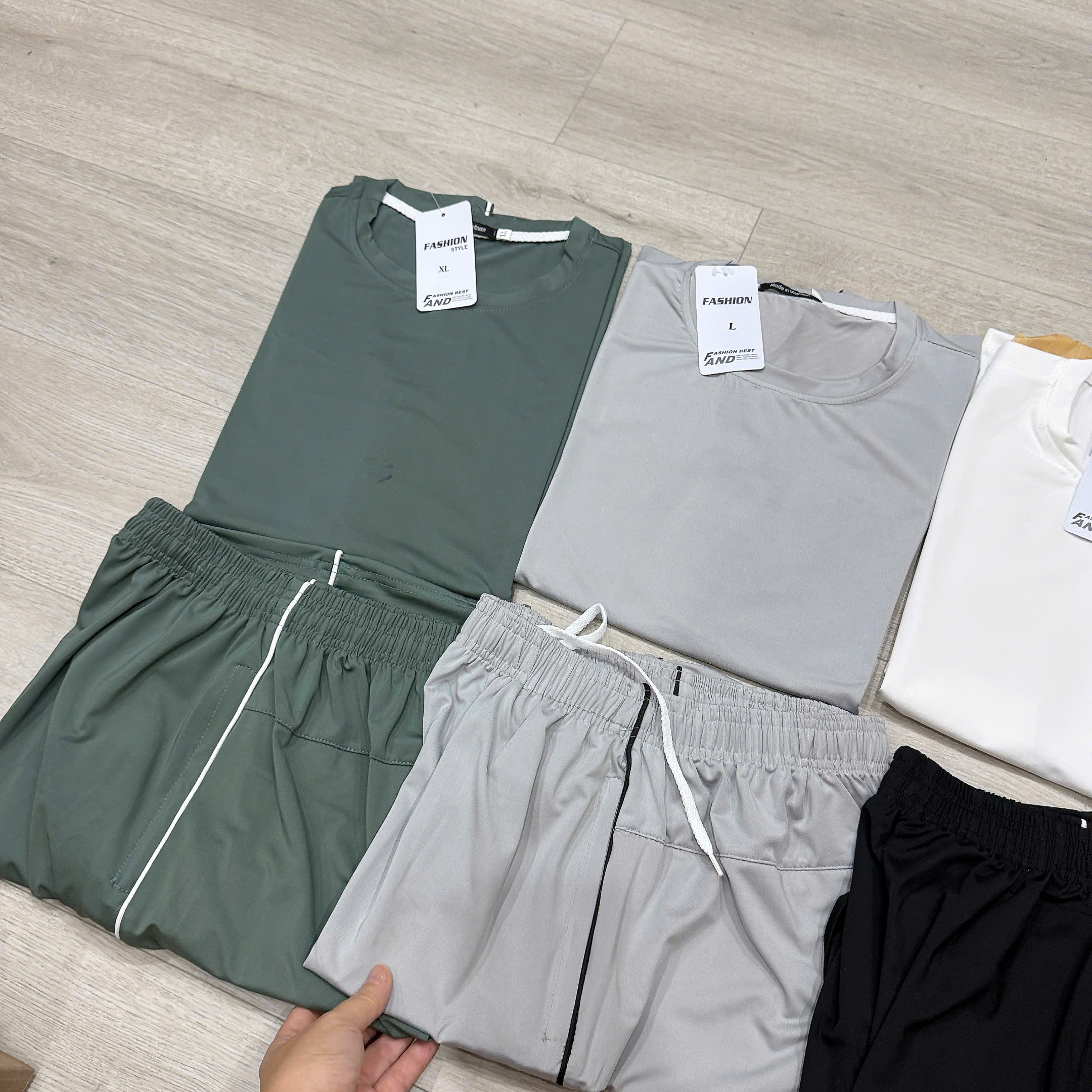 B296 - BỘ ĐÙI NAM BA LỖ THUN LẠNH VIỀN CHỈ