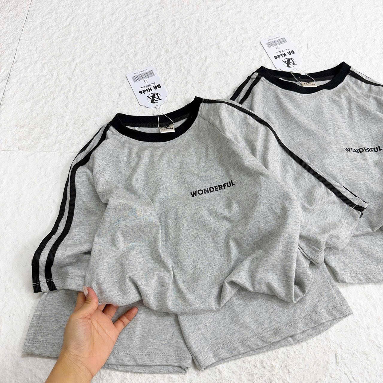 G963 - BỘ ĐÙI BÉ GÁI SIZE ĐẠI XÁM WONDERFUL
