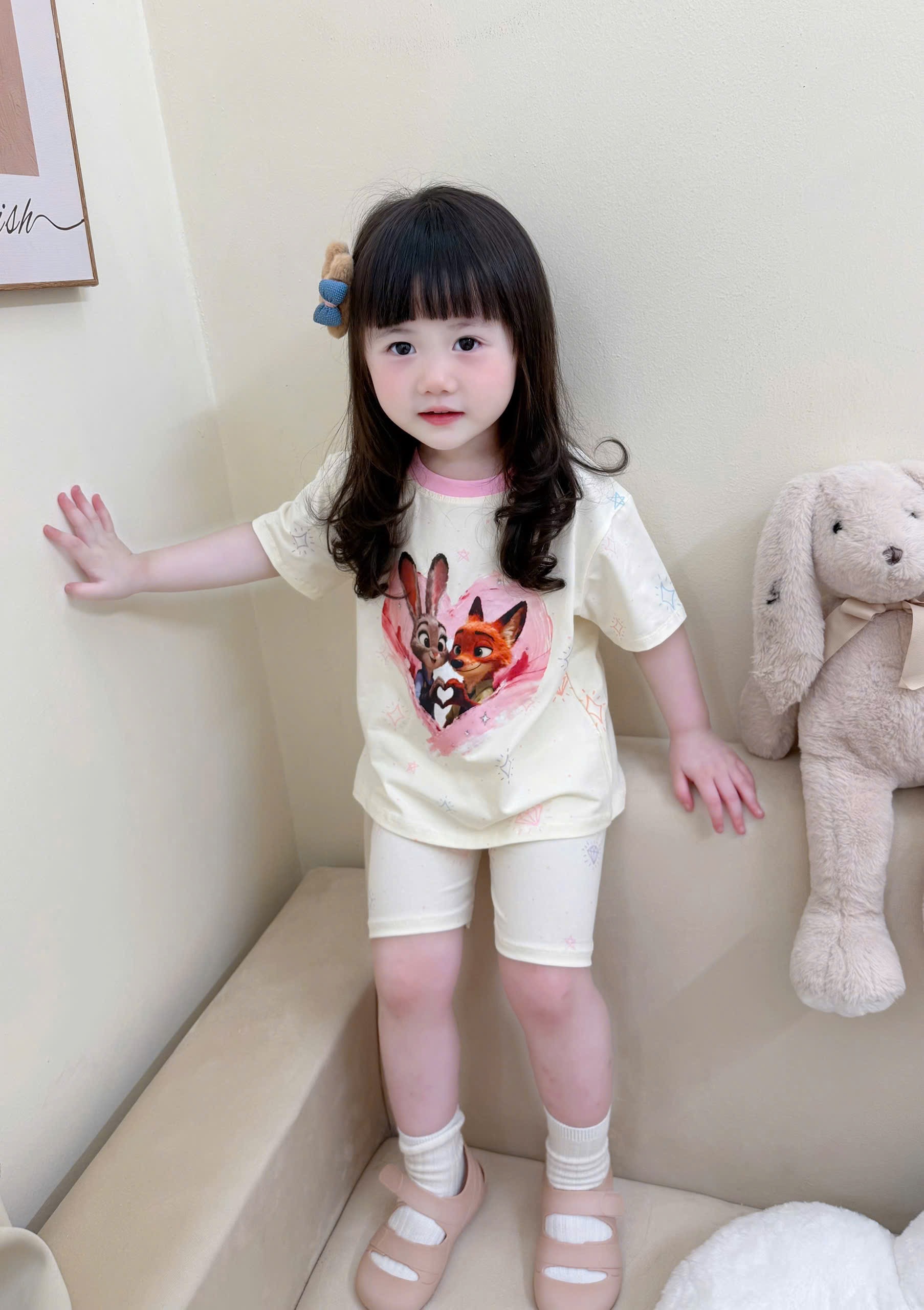 G989 - SET 2 BỘ ĐÙI BÉ GÁI THỎ ZOOTOPIA