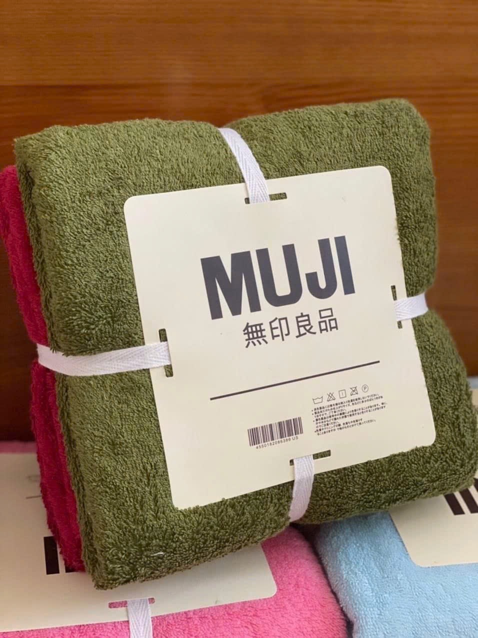 PK268 - SET 2 KHĂN TĂM MUJI MIX MÀU