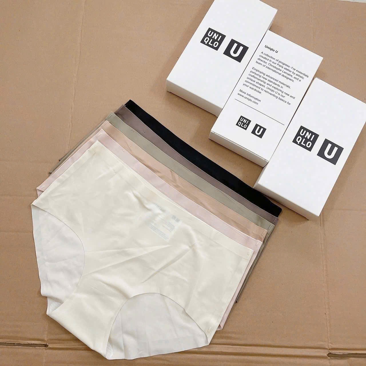 PK274 - HỘP 5 QUẦN LÓT ĐÚC SU KO ĐƯỜNG MAY UNIQL