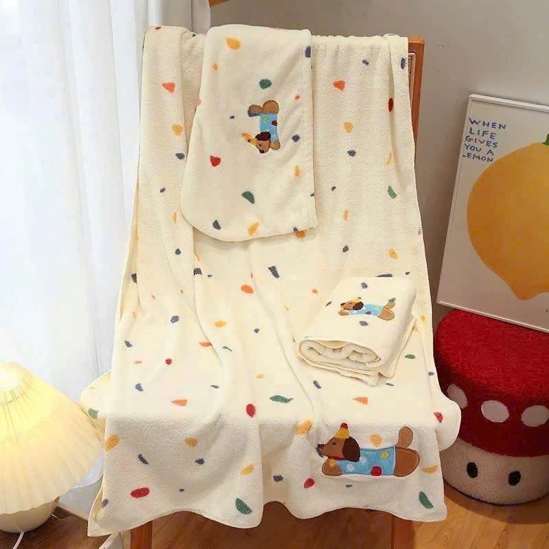 PK275 - SET 3 KHĂN TẮM CHÓ CUTE
