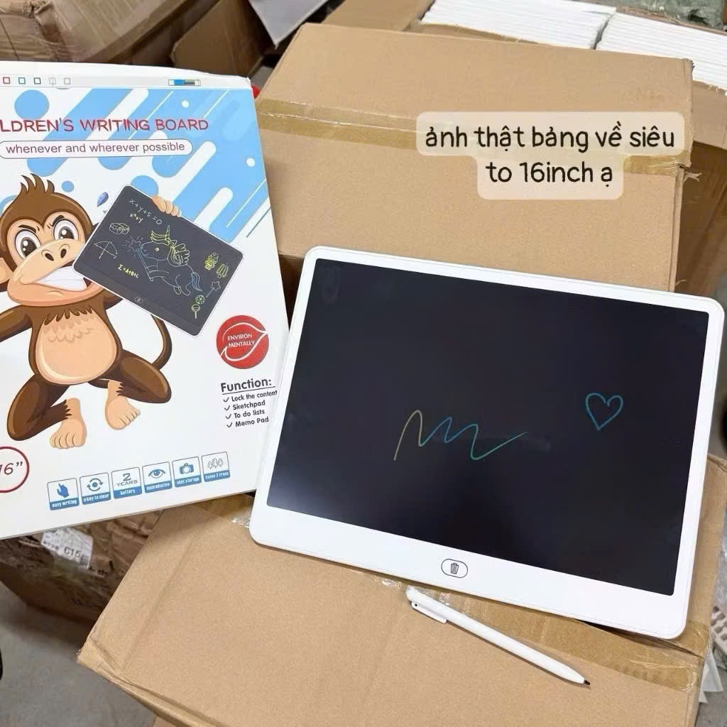 PK280 - BẢNG VẼ LCD 16INCH CHO BÉ